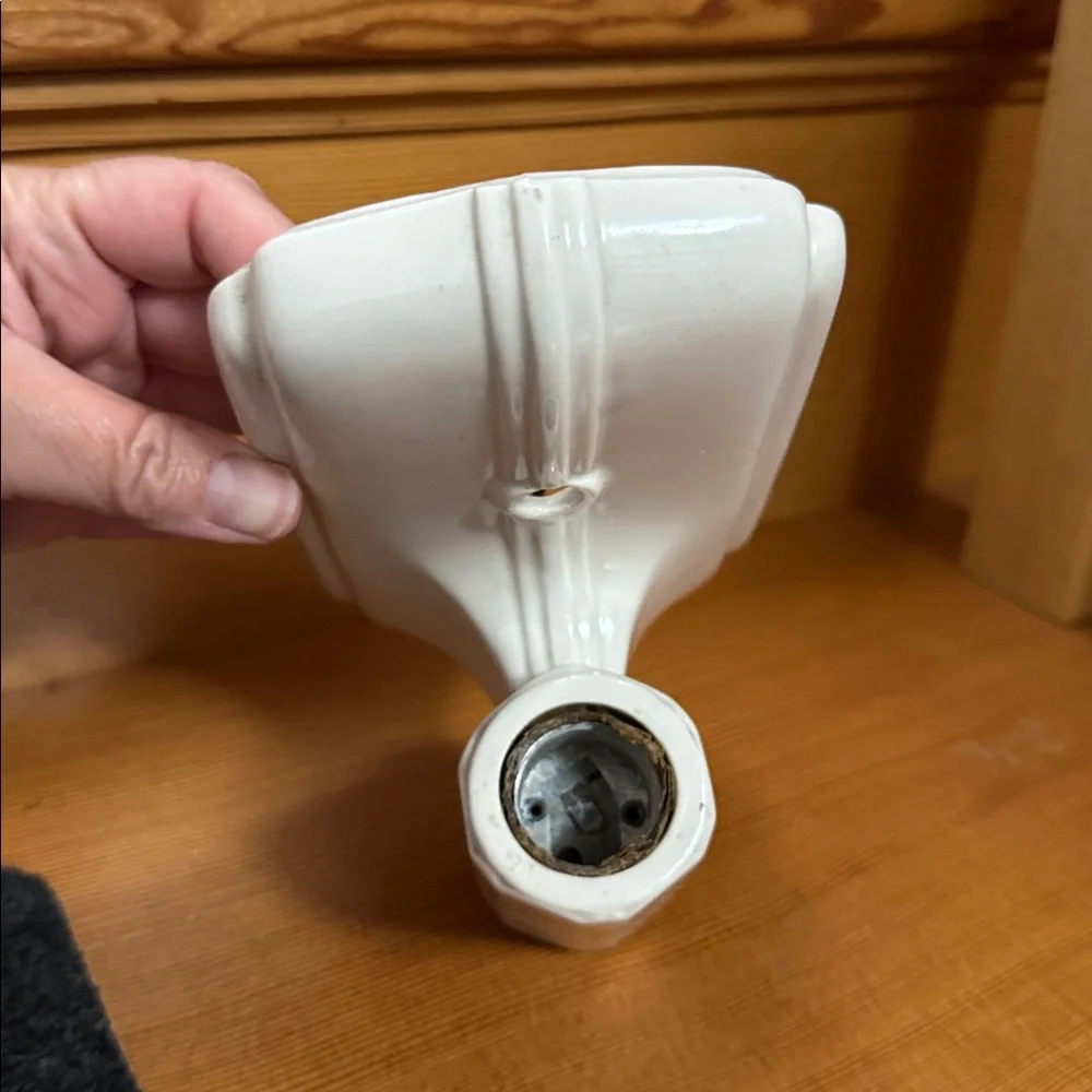Vintage white Wall Sconce